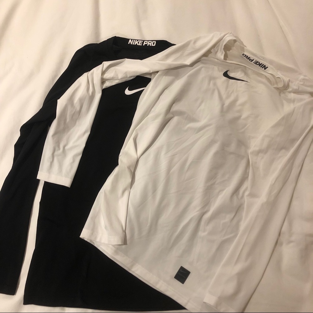 Long sleeve Nike Dryfit shirts (x2)
